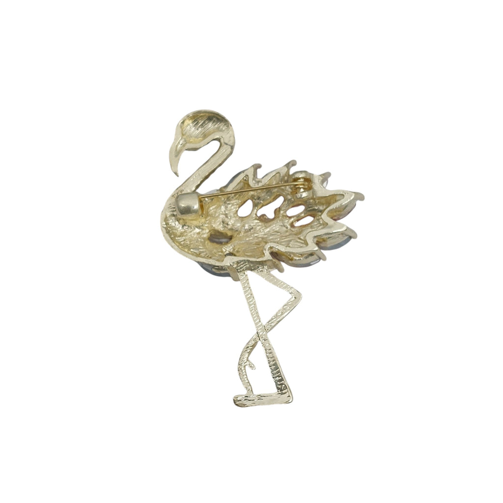 Brosche Flamingo