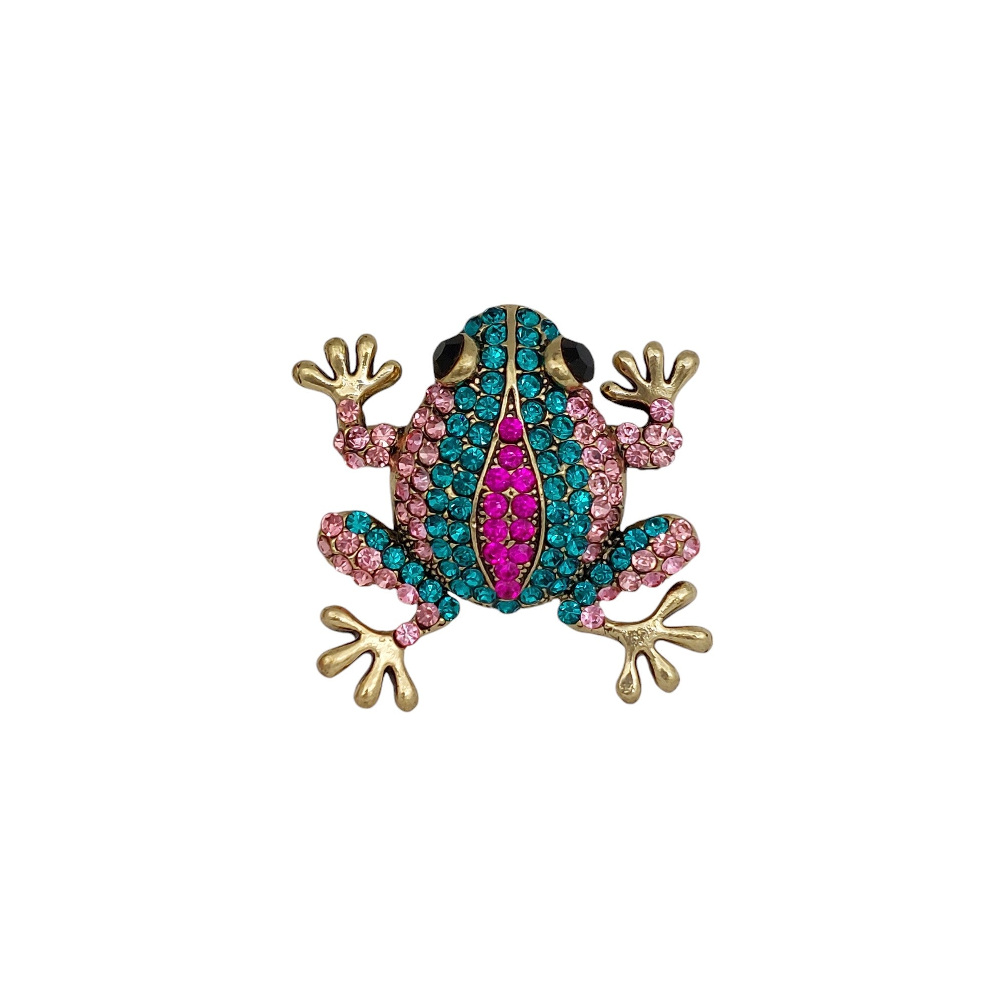 Brosche Frosch