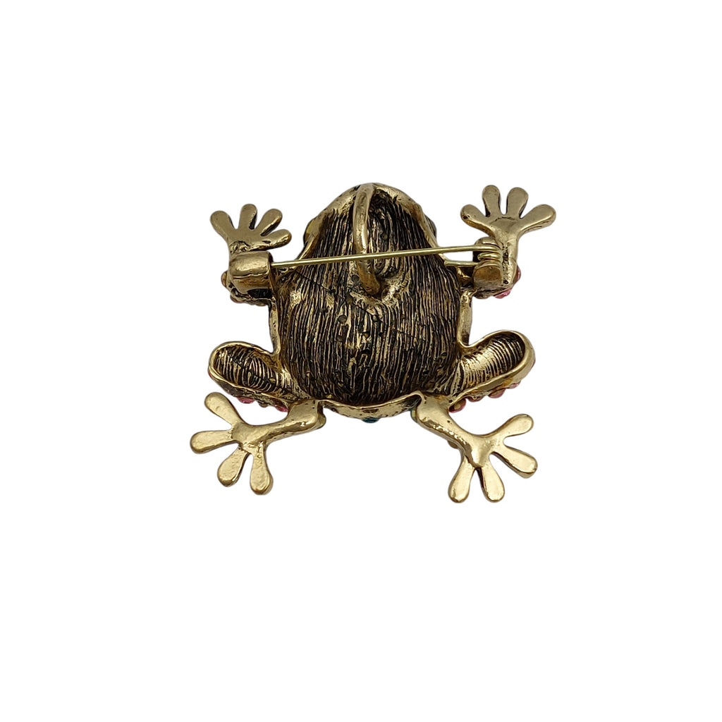 Brosche Frosch