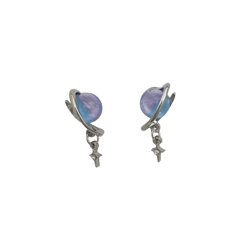 Ohrstecker Blauer Planet