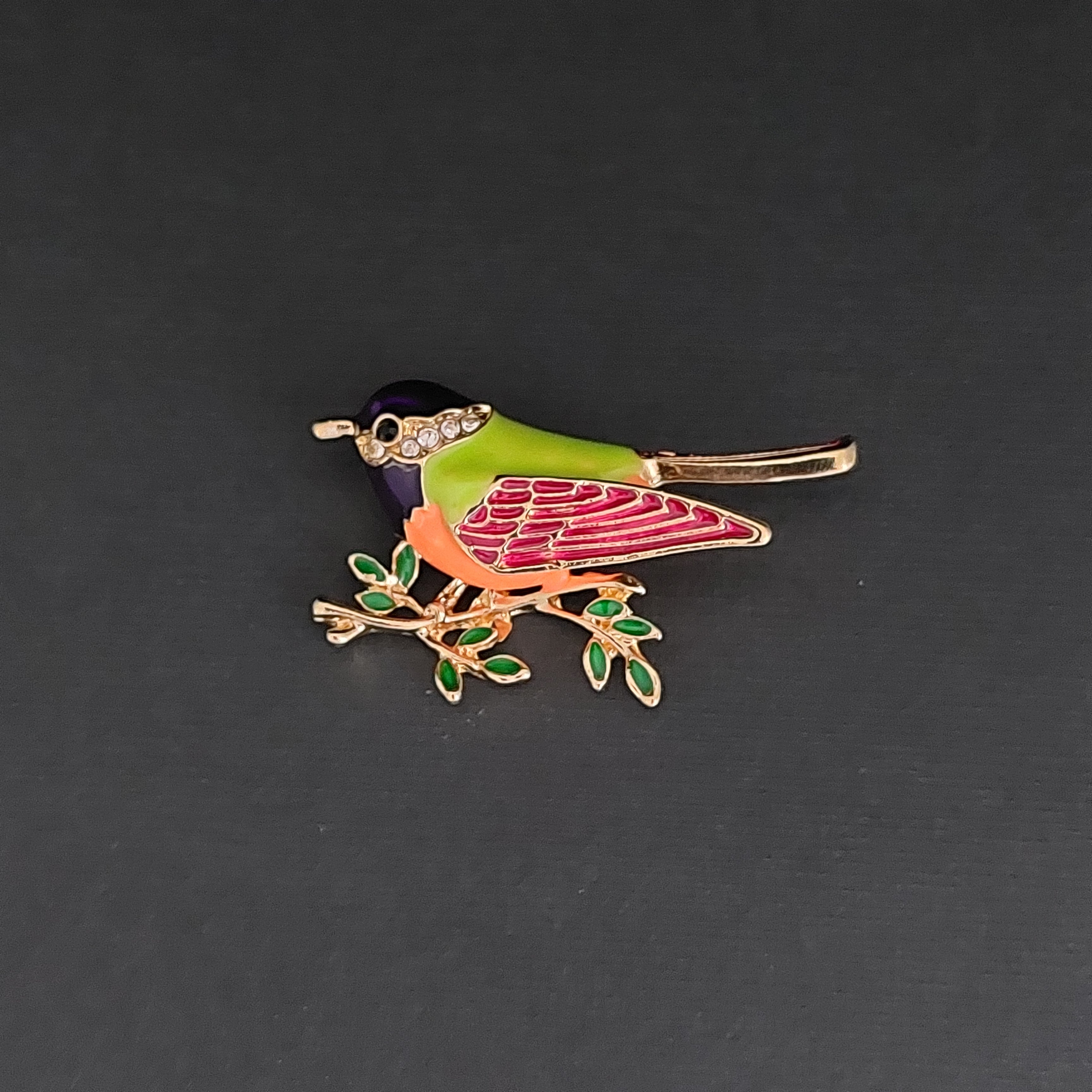 Brosche kleiner Vogel