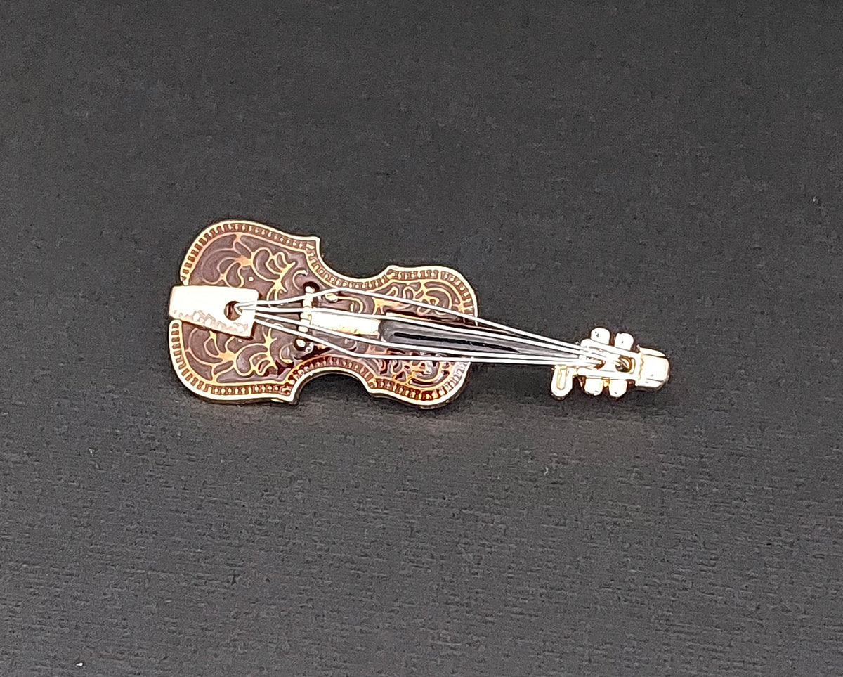 Brosche Violine