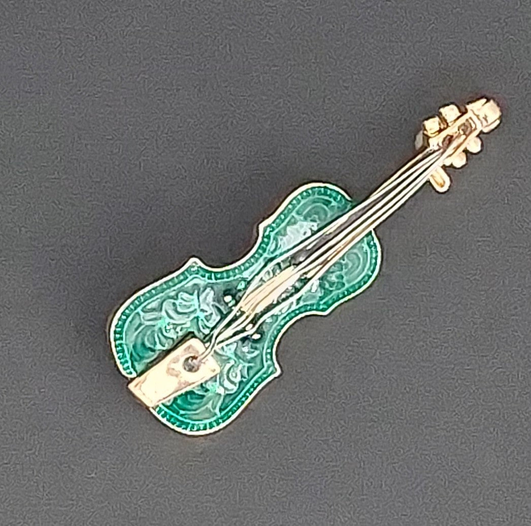 Brosche Violine
