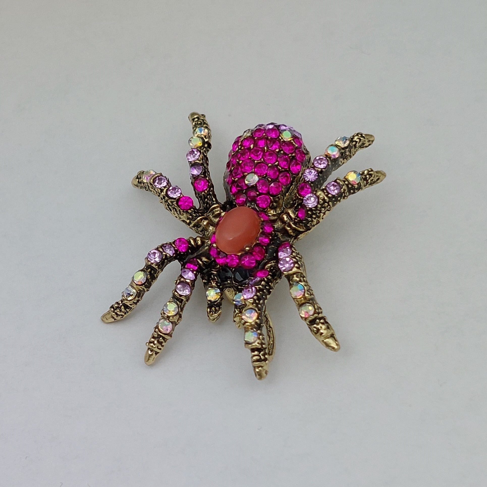 Brosche Vogelspinne Rosa
