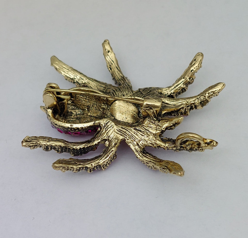 Brosche Vogelspinne Rosa