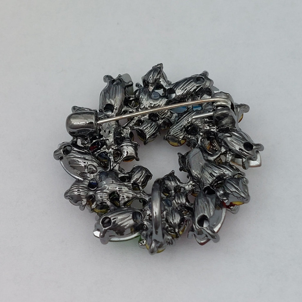 Brosche Blumenring klein