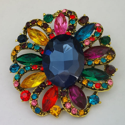 Brosche Blume Gross