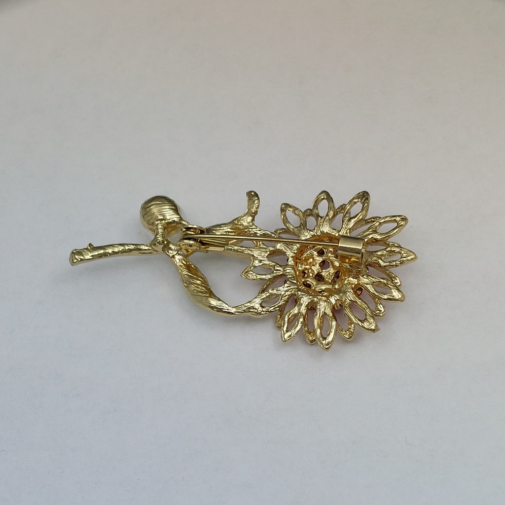 Brosche Sonnenblume