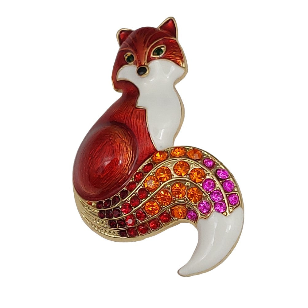 Brosche Fuchs Lady