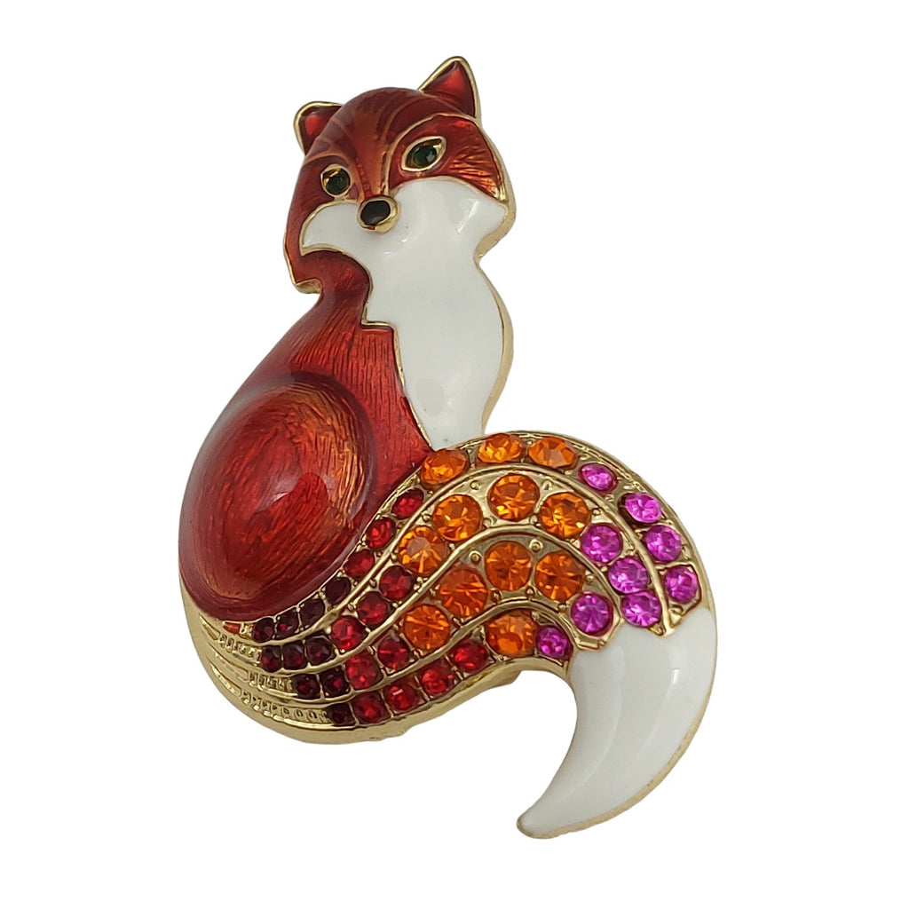 Brosche Fuchs Lady
