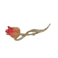Brosche Tulpe Pink