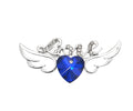 Brosche  „Love“ Blau