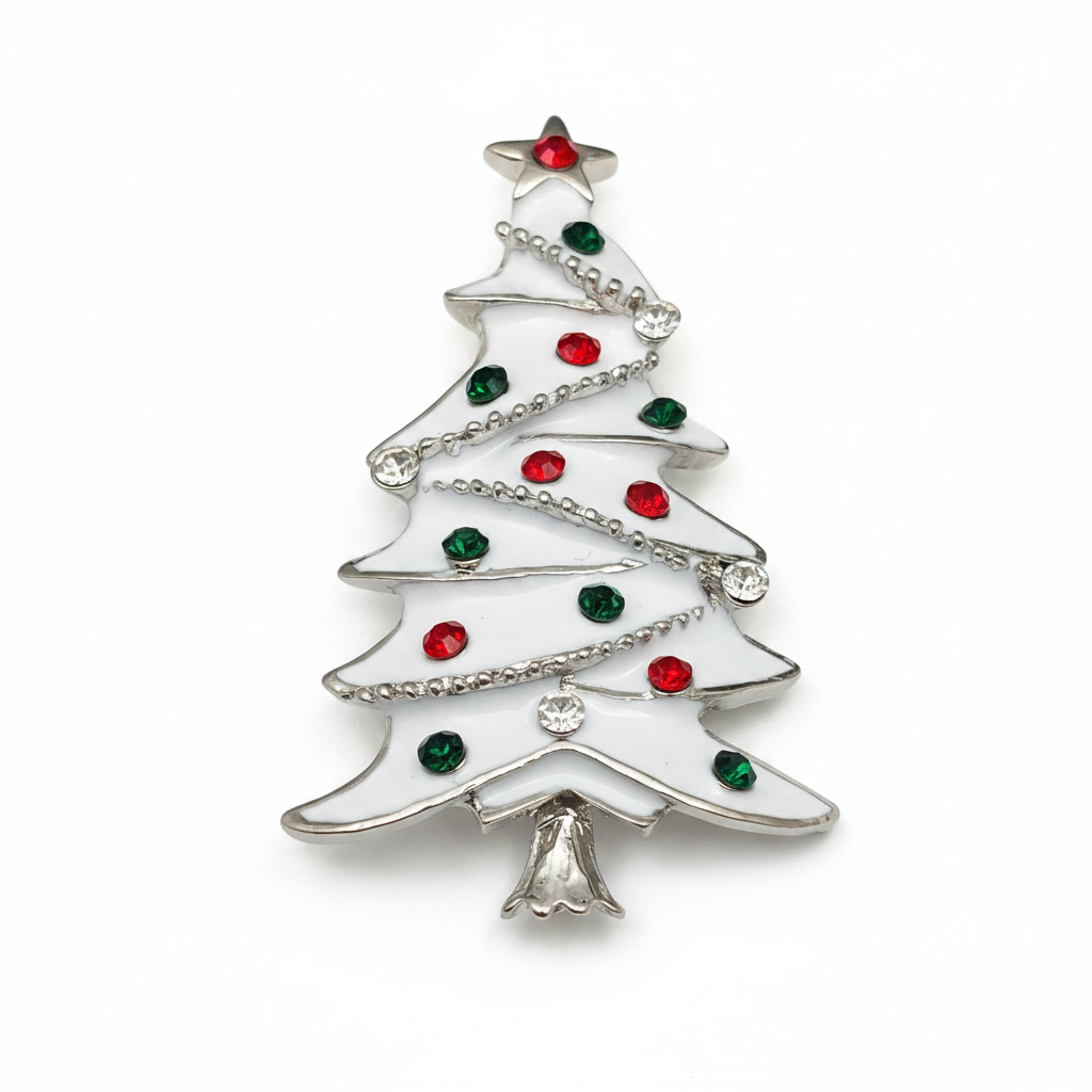 Brosche Weihnachtsbaum – Bild 1